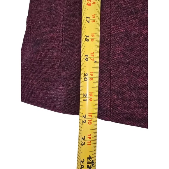 Vintage Coldwater Creek Womens Half Zip Biker Moto Jacket Size 16‎ Shoulder Pads - Picture 9 of 10